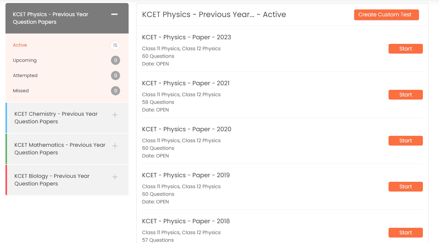 Previous Year Paper 1